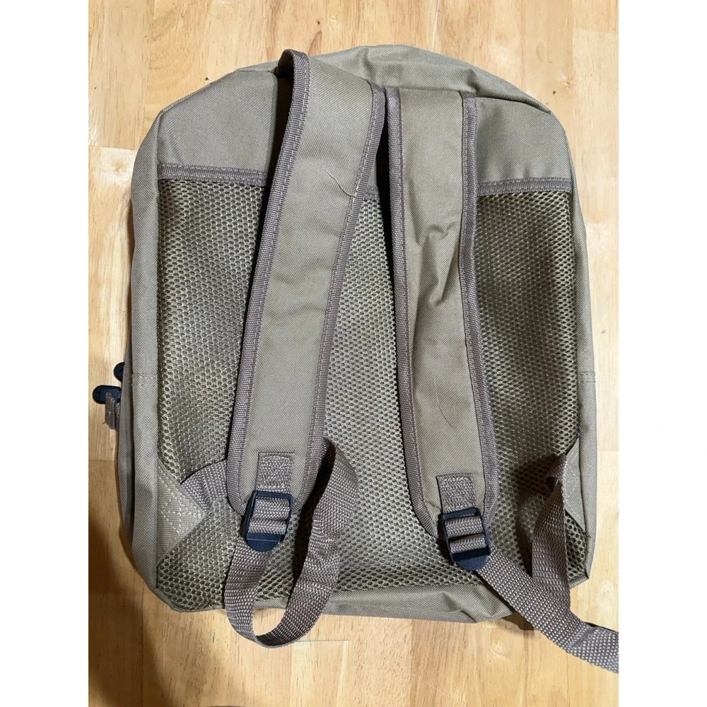 NRA Tactical Backpack Tan Khaki Range Hunting Daypack MOLLE Style 15